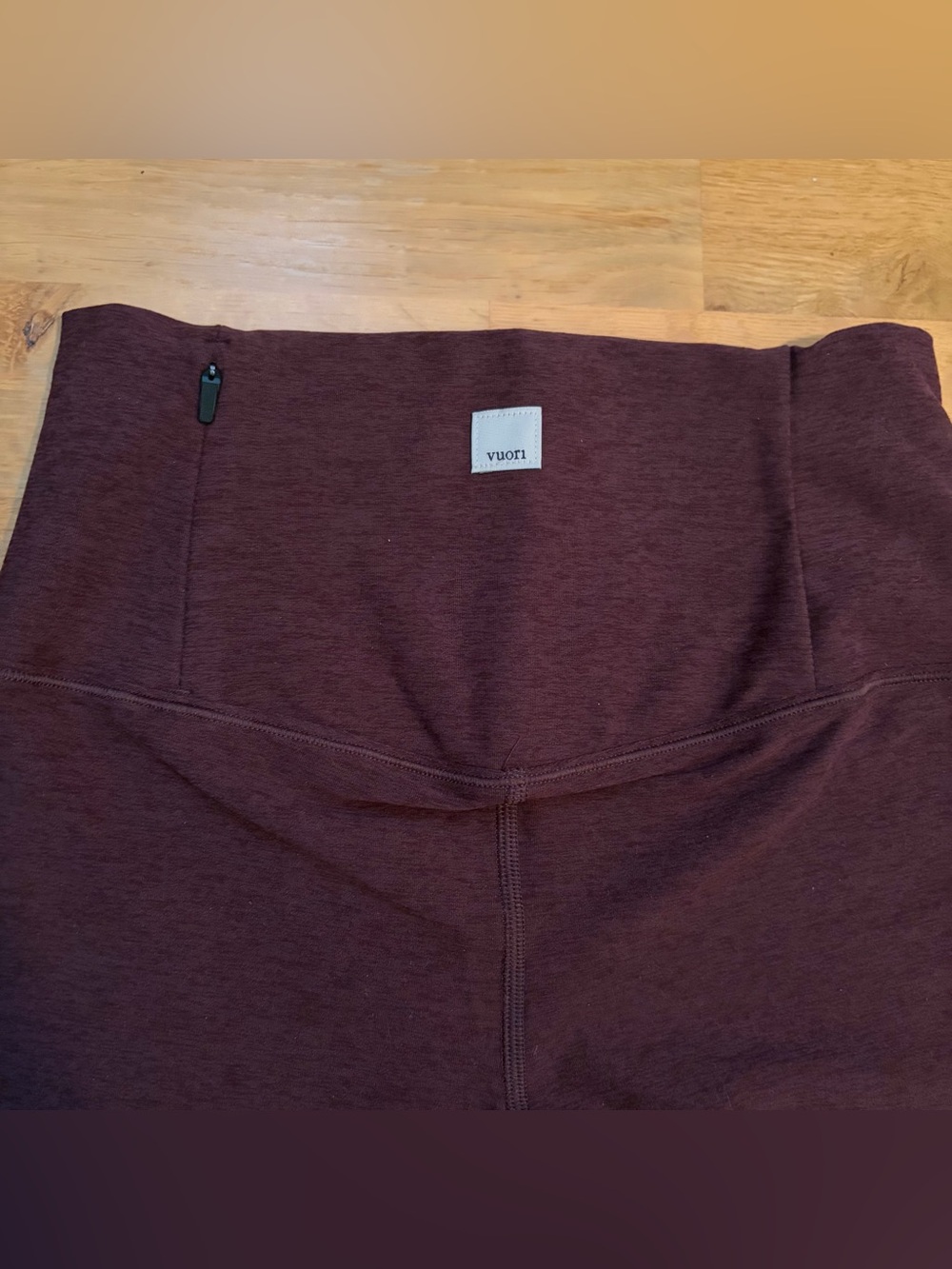 Vuori Clean Elevation Legging Raisin Heather, XS - Picture 7 of 13